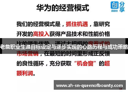 老詹职业生涯目标设定与逐步实现的心路历程与成功策略 老詹职业生涯目标设定与逐步实现的心路历程与成功策略